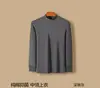 Ropa interior térmica de algodón puro para hombre, talla grande, top de otoño e invierno, suéter 100% algodón para mediana edad y personas mayores