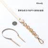 Nueva Correa de Cadena para Bolso de Aleación de Cuero PU Macaron para Colgar al Hombro, de Mano, DIY, Accesorios de Repuesto para Bolso, 51 accesorios