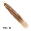 Extensión de cabello con dedos de 18 pulgadas para mujer africana con trenza sucia y pasión, peluca de fibra química con trenza sucia y gancho de mano, comercio exterior