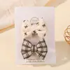 Set de Pinzas para el Cabello de Niñas con Lazo Bordado Hecho a Mano Clip de Pato Todo Incluido Accesorios para el Cabello Sombrerería Amazon 5217