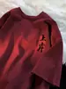 Camiseta de Algodón Puro Marca de Moda Manga Corta para Hombre 2026 Verano Nueva Moda Ins Holgada y Versátil Casual Top de Media Manga para Hombre