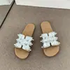2026 Hermosas Sandalias Slip-On de Suela Suave para Exteriores, Combinadas con Faldas, Estilo Bohemio, Sandalias Planas de Tacón Bajo para Mujer
