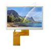 Tela LCD de 4,3 polegadas com 500 de Brilho para Robôs Industriais e Terminais de Operação de Máquinas CNC, Display LCD de Visão Ampla