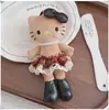 Ropa de Disfraz Labubu Ropa para Muñeca de 10 cm Oso Shirley Oso Autocrítico Hermana Gazi Gato Perro Grande Tonto Falda de Malla Cuello Falso