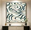 Pintura decorativa abstracta minimalista de alta gama para pared de fondo de sofá de sala de estar, arte para pared de entrada de restaurante, casa de huéspedes, hotel