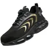 Sapatos de Proteção para Trabalho Novo Estilo, Anti-Esmagamento, Anti-Perfuração, com Fivela de Botão de Fácil Colocação e Retirada, Respiráveis, Leves, Confortáveis, Sapatos de Proteção de Segurança Transfronteiriços