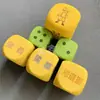 Venta al por mayor de fábrica cubo de espuma de entretenimiento infantil de 3.8 cm 38 grados dado de color eva cubo de inteligencia EVA