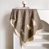 2025 Nuevo Lindo Bufanda Gatito Doble Cara Cálido y Engrosado Otoño e Invierno Chal Exterior Moderno y Versátil Doble Cara Mujer