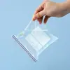 Bolsas de almacenamiento de grado alimenticio engrosadas con doble sellado para refrigerador, bolsas autosellables para porcionar