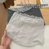 Pantaloncillos Hipster de Encaje de Algodón Puro de 10A para Niñas Entrepierna Extendida Transpirables Calzoncillos Tipo Boxer Clase A Algodón Puro Antibacteriano Grado 10a