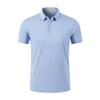 200g Verano Nuevo Hielo Color Puro Solapa Polo de Manga Corta Personalizado Catering Camarero Ropa de Trabajo Estampado con Logotipo