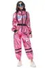 Disfraz de Halloween para Hombres y Mujeres, Padres e Hijos, Adultos y Niños: Traje espacial de Wandering Earth Piloto Cos Traje de Astronauta
