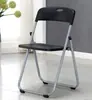 Silla Plegable Portátil Entrenamiento Reunión Oficina Negociación Silla de Ordenador Apilable Plástico Silla Plegable Silla de Mahjong Silla de Comedor para el Hogar