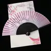 Leque Dobrável Pequeno Estilo Chinês Tradicional para Dança Feminina, Novo Leque de Bambu Preto Estilo Chinês, Portátil para o Verão