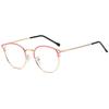 Moda 2023 Nuevo Estilo Espejo Plano Marco de Metal Retro de Moda para Hombres y Mujeres Gafas Distintivas Fotocromáticas Anti Luz Azul