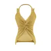 Camisola Sexy de Encaje con Empalmes Estilo Pura Pasión, Nuevo Estilo de Verano Dulce y Picante Top Corto para Chicas Calientes