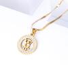 Collar de acero de titanio que no se decolora, joyería de nicho para hombres y mujeres que combina con todo, sentido de alta gama, lujo ligero exquisito que combina con todo simple