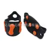 Crampones Outdoor Transfronterizos para Niñas, Simples Crampones Antideslizantes de 5 Dientes para Niños, Cubrezapatos Antideslizantes, Crampones Simples para Escalada en Nieve