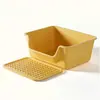 Arenero para Gatos Extra Grande Abierto Semi-Cerrado Inodoro Anti-Salpicaduras Arenero para Gatitos Suministros para Gatos Maine Coon