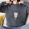 Sudadera de Cuello Redondo con Estampado de Cabeza de Vaca Talla Europea, Top de Moda para Venta al por Mayor en Temu, Amazon y Wish