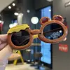 Gafas de Sol con Foto de Oso de Dibujos Animados de Silicona para Niños Gafas de Sol Polarizadas Protección Solar Genial Lindas