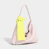 Bolsa de Mão Tecida Versátil Estilo Coreano para Mulheres, Bolsa de Ombro em Couro Macio, Bolsa Quadrada Pequena, Bolsa Transversal Casual Retro para Compras, Bolsa Mãe-Filha
