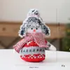 Muñeco de Nieve Nuevo Tejido Figura Navideña Adorno Regalo de Navidad Juguete Adorno para Árbol de Navidad Venta al por Mayor