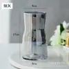 Jarrón de vidrio electrochapado de lujo ligero, recipiente transparente moderno y simple para flores hidropónicas, decoración de alto valor estético para sala de estar y mesa de comedor