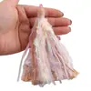 Estilo Chinês Hanfu Borla Pelúcia Algodão Renda Fita Franja Acessórios de Cabelo Enfeites de Cabelo Acessórios Bolsa Pingentes de Boneca