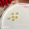 2025 Ano Novo Fortuna Arte de Unha Joias de Liga Saco da Sorte Nó Chinês Peixe Dourado Lingote Moeda de Metal Acessórios para Broca de Unha