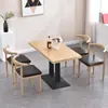 Silla de Comedor, Silla para el Hogar con Respaldo, Silla de Cuerno, Taburete, Juego de Mesa y Sillas Sencillo, Silla de Imitación Madera Estilo Nórdico, Silla de Hierro Forjado de Moda