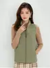 90 Chaqueta Ligera de Plumas sin Costuras con Cuello Alto de Terciopelo para Mujer Chaleco Corto para Mujer Chaleco Chaqueta de Plumas Lago Plano Chaqueta Elegante para Mujer