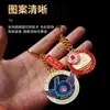 Chaveiros de Metal Personalizados com Design Vazado de Desenho Animado DIY e Logotipo Impresso em Cores, Presentes Comemorativos Feitos Sob Medida para Aniversários Escolares e Brindes Corporativos