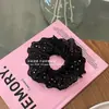 Diadema estilo Zhao Lusi Mismo estilo encaje encaje vintage encaje francés ins cuerda para el pelo de intestino grueso cuerda para el pelo hueca accesorios para el cabello