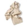 Bufanda Pequeña Cálida de Color Sólido para Otoño e Invierno, Bufanda de Punto Versátil para Pareja y Familia, Bufanda de Cachemir, Protector de Cuello para Mujer