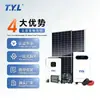 Generador Solar Transfronterizo Sistema Completo de Generación de Energía Fotovoltaica para Uso Doméstico Integrado de Almacenamiento y Control de Energía Fuera de Red y Conectado a la Red