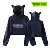 Sudadera con capucha periférica de dibujos animados NANA NANA NANA Ozaki, suéter sexy con orejas de gato para mujer de otoño
