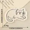 Patch de Bordado de Gato de Desenho Animado Bordado à Máquina Patch Autoadesivo para Capa de Celular Acessórios DIY Patch Acessórios para Roupas Patch de Tecido