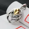 Nafoge Joyería de Plata al por Mayor Colgante de Plata 925 Colgante de Plata Tailandesa Vintage Colgante de Plata Hecho a Mano para Mujer