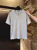 Fabricante Original Verão Masculino Manga Curta Gola V Estilo Coreano Tendência Cor Sólida Roupa Masculina Camisa Básica Preta e Branca