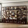 Prateleira de Exposição Antiga Chinesa Rack de Armazenamento de Conjunto de Chá Gabinete de Exibição de Chá para Sala de Estar Não é Madeira Maciça Suporte de Exibição de Ornamentos do Pavilhão Multi-Tesouro