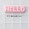 Letra Creativa Silicona PVC Dibujo Animado Ojo Decoración Bolsa de Tarjetas DIY Agujero Zapatillas Accesorios Teléfono Móvil Belleza
