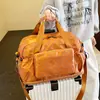 Bolsa de Viagem Dobrável Bolsa para Viagem Curta Bolsa de Armazenamento Grande Capacidade Estilo Coreano Bolinhas Bolsa para Yoga Dança Fitness