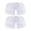 Chanclas Transpirables de Doble Agujero con Separador de Dedos, Sandalias con Almohadillas para Dedos para Corrección de Juanetes y Separación de Dedos Superpuestos