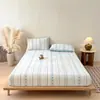 2026 Novo Modelo 100% Algodão Fio 60 Jacquard Lavado Série de Lençol de Elástico Individual 120*200cm Lençol de Elástico Individual Alice-Jiao