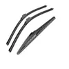Adecuado para Toyota Prius V 2012-2021 Limpiaparabrisas Delanteros y Traseros Accesorios para Coche Limpiaparabrisas Trasero