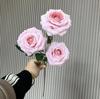 Nueva flor artificial de boda Rojo Rosa Techo de Salón de Bodas Decoración de Banquete de Boda Arreglo Floral para Camino Arreglo Floral de Piso Flor Falsa Sola