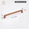 Armario de Estilo Nórdico Tirador de Madera Maciza Cajón Gabinete Tirador de Madera Puerta de Gabinete Simple Mesa Puente Plano Tirador de Madera