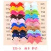 Conjunto Europeu e Americano Mais Vendido de Presilhas de Cabelo com Laço para Crianças Mini Presilha de Cabelo de Bebê Cor Pura Menina Simples Presilha Lateral 325