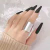 Joyería Europea y Americana Transfronteriza, Anillos de Mujer Elegantes y Únicos, Anillos Abiertos Irregulares Huecos Simples y Versátiles